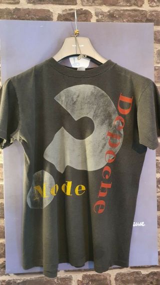 Depeche Mode Vintage Black Celebration Tour T Shirt Medium 1986