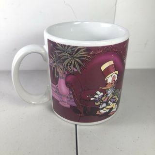 Vintage Walt Disney Applause Mug Donald Duck As Wc Fields And Daisy As Maewest
