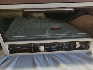 Vintage Black & Decker Spacemaker Toaster Oven Under Cabinet S02500,  Heat Guard