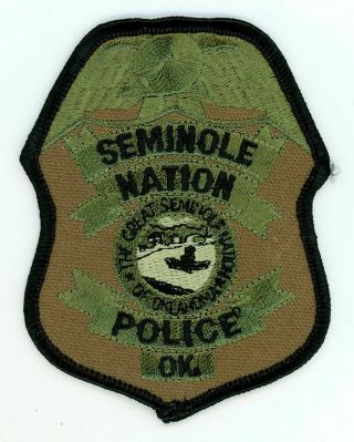 Seminole Nation Lighthorseman Tribal Police Oklahoma (subdued)