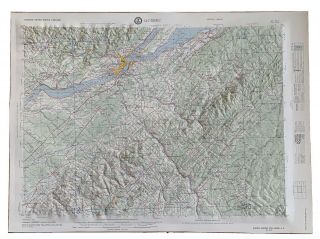 Quebec,  Canada; Maine - Hubbard Scientific Raised Relief Map