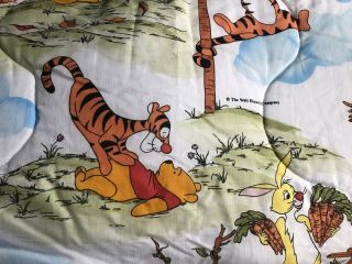 Vintage Winnie - the - Pooh Twin Comforter/Bed Skirt and Twin Sheet Set 3
