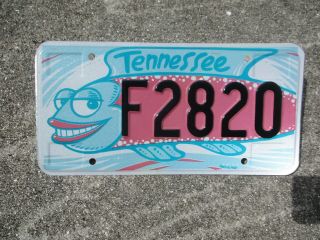 Tennessee Funny Fish License Plate F2820