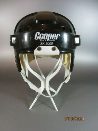 Vintage Cooper Sk2000 S Senior Adult Hockey Helmet Black Small