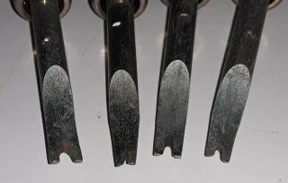 Vintage Tandy Craftool Leather Edging Tool Set (9) 3