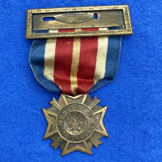 Vintage Veterans Of Foreign Wars Vfw Medal Badge Ribbon By Bastian Brothers