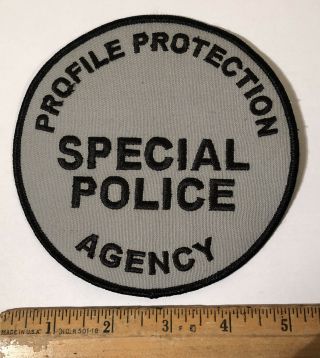 Vintage Profile Protection Agency Special Police Patch Security Officer Guard