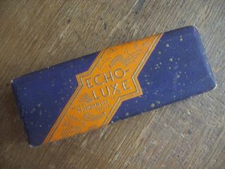 Vintage German Hohner Echo - Luxe Harmonica W/box