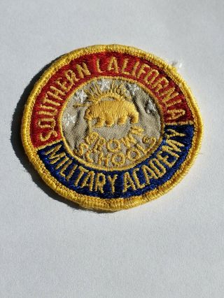 Southern California Military Academy Patch 2.  5 "