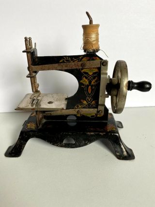 Antique Casige Miniature Toy Sewing Machine Made In Germany