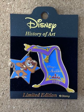 Disney Pin History Of Art - Aladdin Abu Dangle (1992) Le 2000
