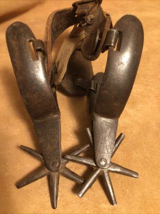 Authentic Vintage Mexican Chihuahua Cowboy Spurs