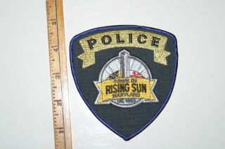 Md: Town Of Rising Sun Police Patch