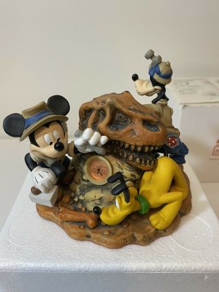 Disney’s Animal Kingdom Clock “big Dig In The Boneyard” Mickey Goofy Pluto