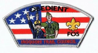 Boy Scout Iroquois Trail Council Obedient Fos Csp/sap