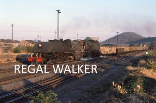 35mm Nzr Zimbabwe Railway Slide - 15th Class 382 Wankie Col Hwange 1983