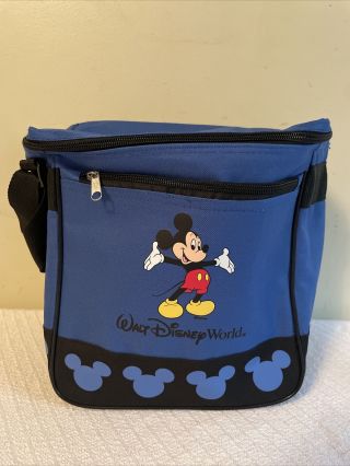 Walt Disney World Mickey Mouse Royal Blue Kool Cooler Bag Lunch Tote