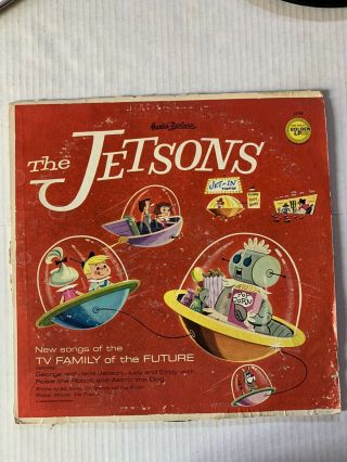 Vintage - 33 Rpm 12 " Vinyl Record - The Jetsons - Golden Lp Hanna Barbera 1962