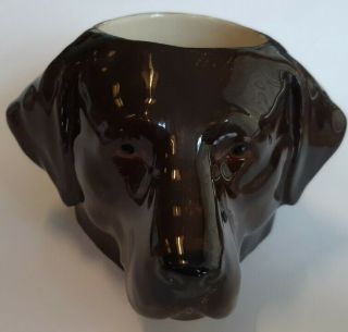 Quail Pottery Ceramic Labrador Egg Cup