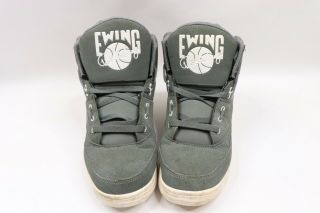 Vintage Patrick Ewing High Top Basketball Sneakers Shoes Cool Gray Mens Size 9.  5