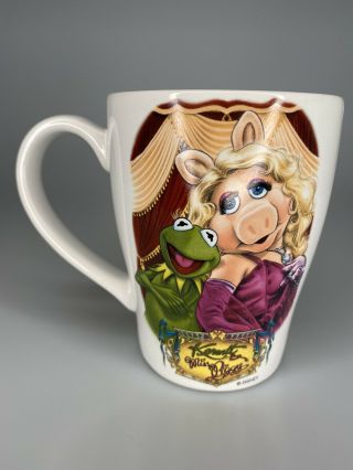 Vintage The Muppets Miss Piggy And Kermit The Frog Disney Store Coffee Mug 12oz