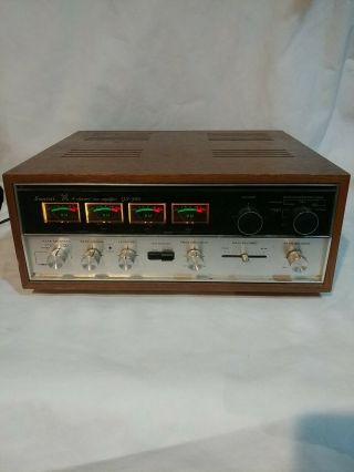 Vintage Sansui Qs - 500 4 - Channel Rear Amplifier Japan Stereo Unit Quadraphonic