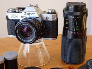 Vintage Canon Ae - 1 Slr Film Camera W/zoom Lens Seals