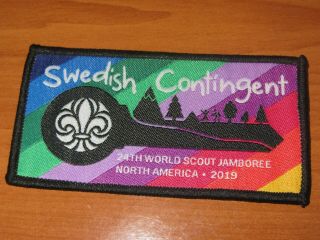 24th World Scout Jamboree 2019 Swedish Contingent Patch Badge