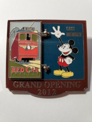 Disney Pins - Cast Exclusive 2012 Le 1,  000 Grand Opening Buena Vista Street/red