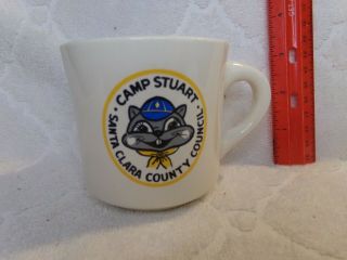 Boy Scouts America Camp Stuart Santa Clara County Council Coffee Tea Cup Mug