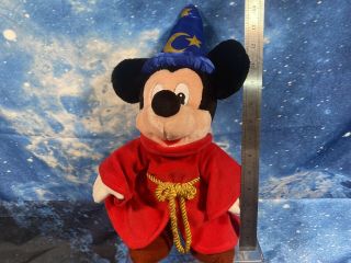 Disneyland Paris Mickey Mouse Fantasia Plush Soft Toy Collectable Sourcerer Rare