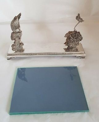 Antique Chinese Oriental Export silver Photograph frame.  Circa 1890 ' s 3
