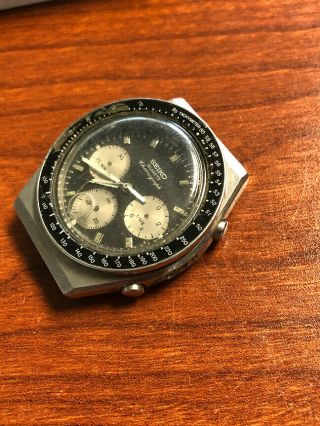 Vintage Seiko 7A28 - 7039 Speed Timer Panda Chronograph,  7a28a Movement 3