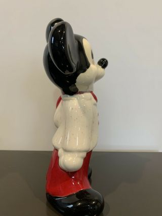 Vintage Mickey Mouse Figurine Walt Disney Productions Hand Painted 9 