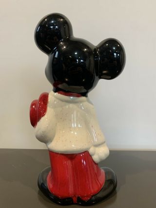 Vintage Mickey Mouse Figurine Walt Disney Productions Hand Painted 9 