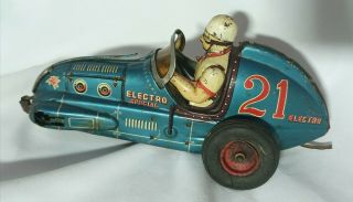 Vintage Japanese Tin Racing Car By