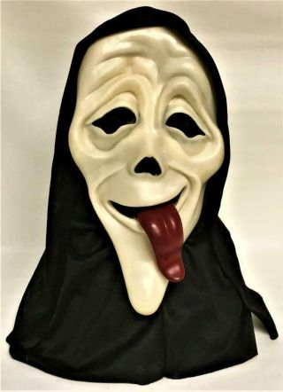 Vtg Easter Unlimited Tongue Out Scream Ghost Face Wassup Mask Scary Movie