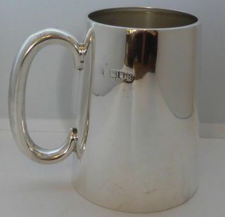1913 Hallmarked Solid Silver 1/2 Pint Tankard Christening Mug 168g