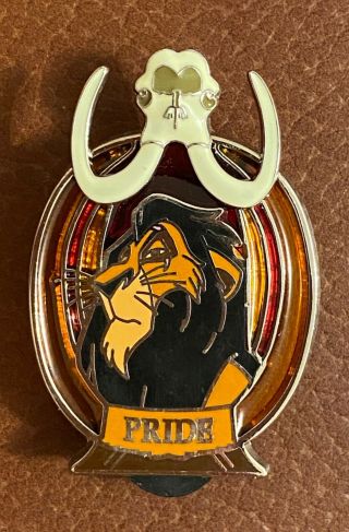 Disney Pin Scar Essence Of Evil Villain Lion King Pin Badge Limited Edition