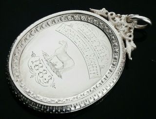 Sterling Silver Kintyre Agricultural Society Medal 1883,  Best Filly Or Gelding