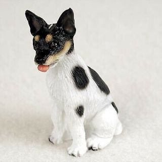 Rat Terrier Dog Figurine,  Tiny Ones