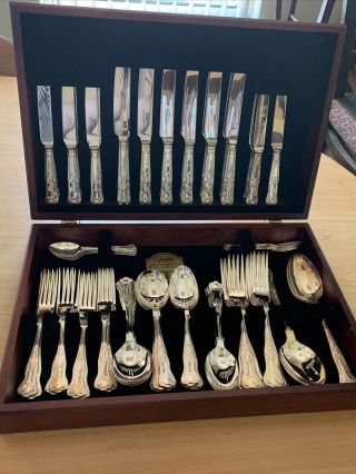 George Butler Of Sheffield 63 Piece Stainless Steel Cutlery Set