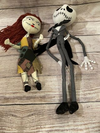 NECA JACK AND SALLY NIGHTMARE BEFORE CHRISTMAS POSABLE DOLLS GUC 2