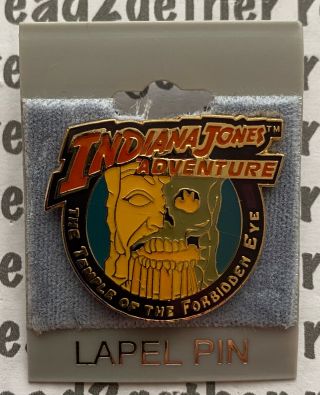 Disney Pin Dlr Indiana Jones Temple Of The Forbidden Eye
