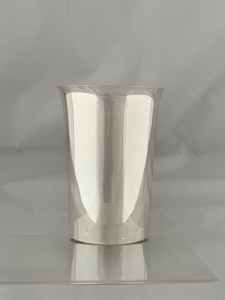 LARGE 1 PINT Antique Silver Beaker 1907 London SYDNEY & CO Sterling Pint Mug 5