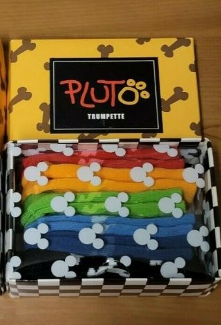 Disney,  Pluto Trumpette Baby Socks,  6 Pairs - 0 - 12 Months.