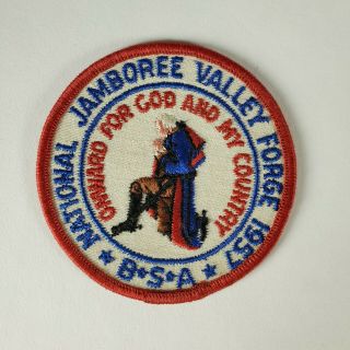 Boy Scout Bsa 1957 Valley Forge Pennsylvania National Jamboree Jacket Patch