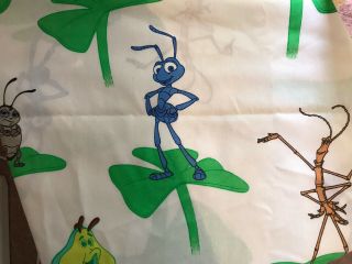 Disney Pixar A Bugs Life Twin Flat Sheet Insects Flick 90s Fabric