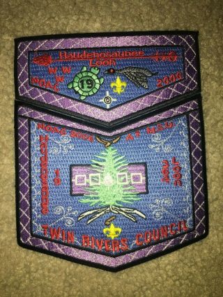 Boy Scout Haudenosaunee 19 Twin Rivers York 2006 Council Oa Flap Patch Set