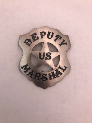 Deputy Us Marshal Shield 2.  75” Badge Old West Western Lawman Ranger